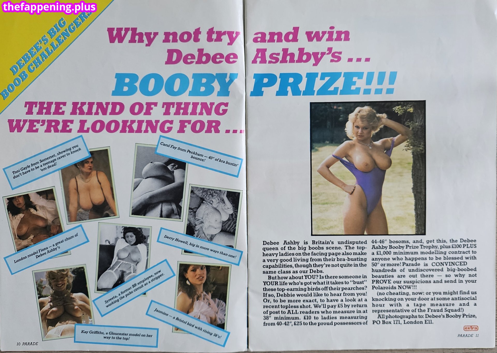1980'S & Early 90'S Page 3 Girls / GlamourTeaJames / https: / mariawhittaker Çıplak OnlyFans Fotoğrafı #274