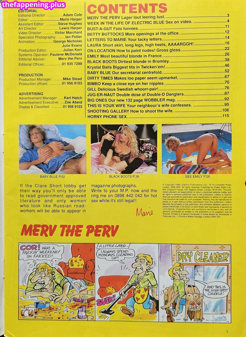 1980'S & Early 90'S Page 3 Girls / GlamourTeaJames / https: / mariawhittaker Foto OnlyFans Nua #586