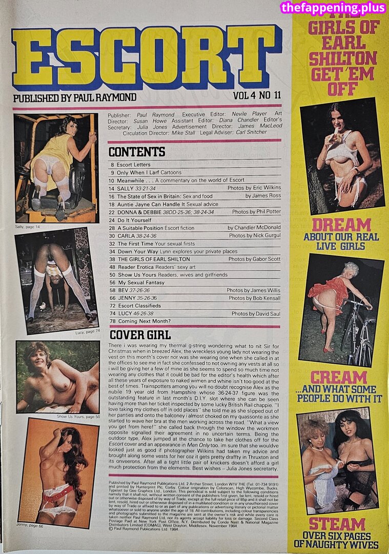 1980'S & Early 90'S Page 3 Girls / GlamourTeaJames / https: / mariawhittaker Foto OnlyFans Nuda #1129