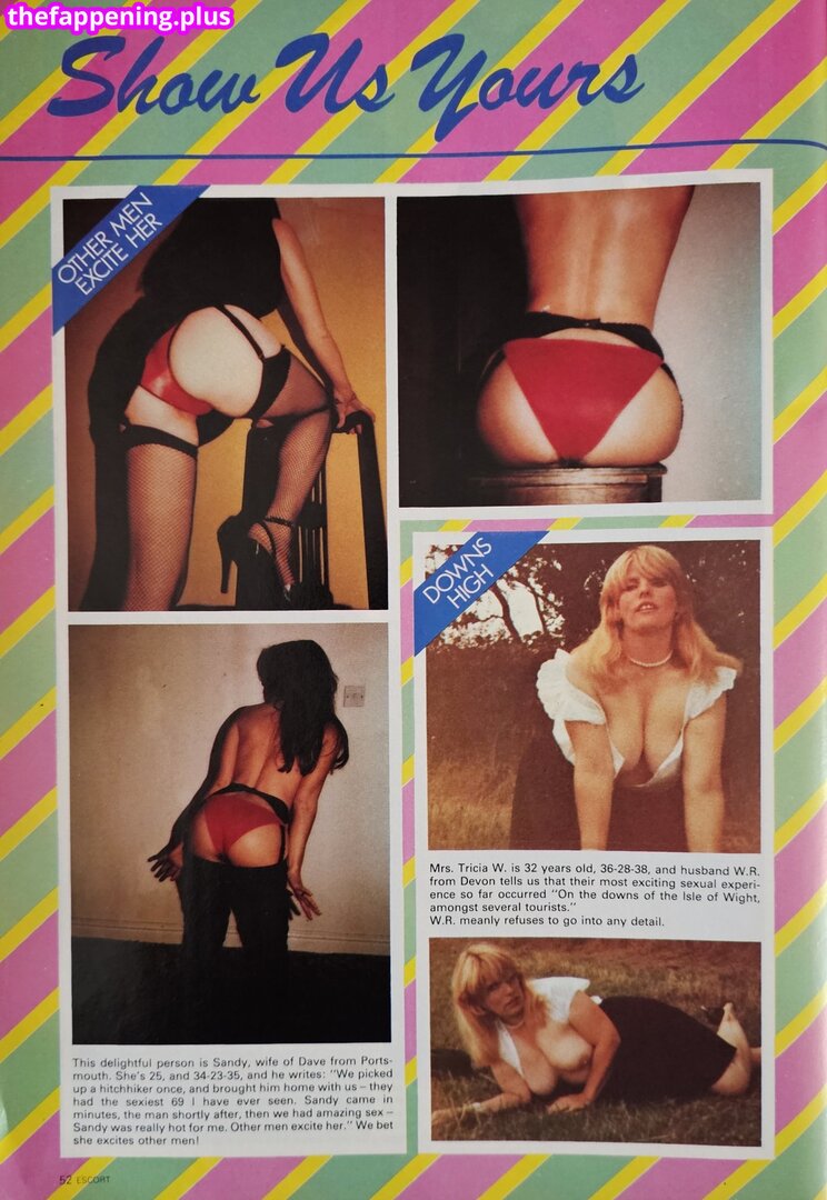 1980'S & Early 90'S Page 3 Girls / GlamourTeaJames / https: / mariawhittaker नग्न OnlyFans फोटो #1150