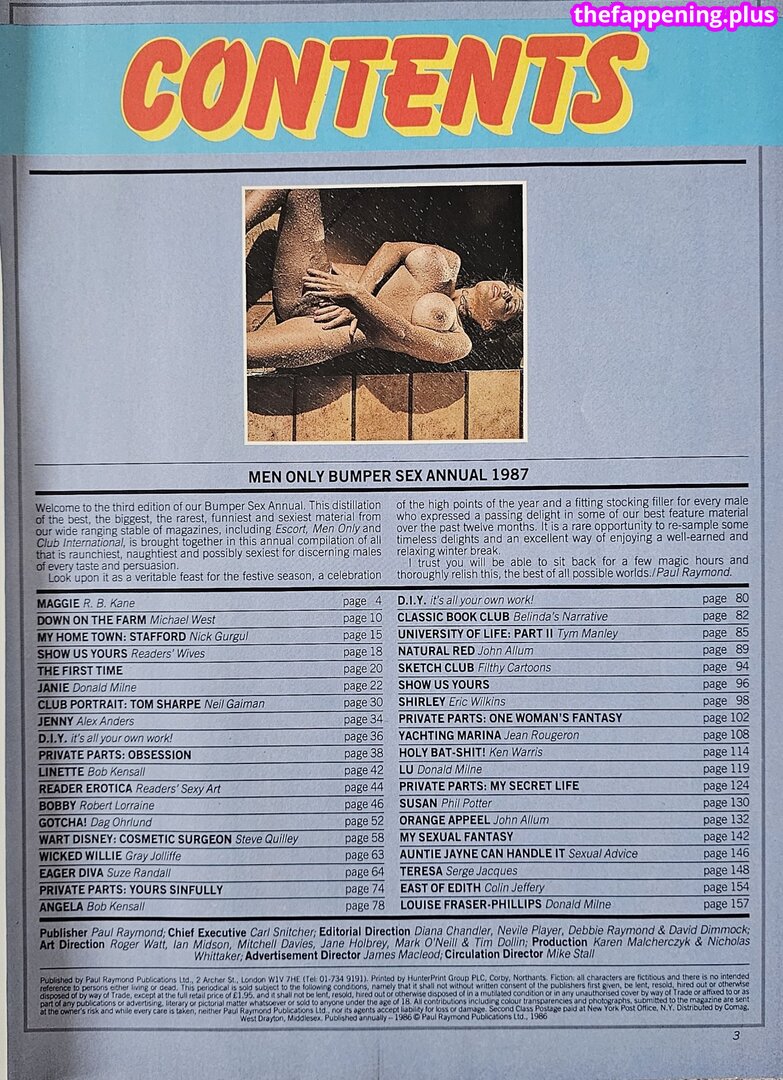 1980'S & Early 90'S Page 3 Girls / GlamourTeaJames / https: / mariawhittaker Nahá OnlyFans fotografie #1349