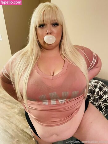 Leaked Barbie blimp private photo viral onlyfans