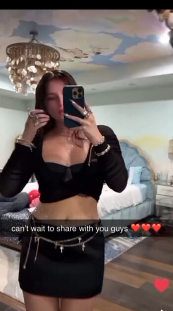 Leaked Bella thorne private photo viral onlyfans