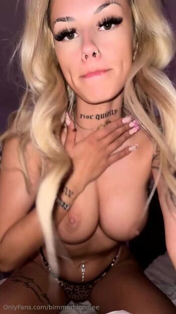 Leaked Bimmerblondiee private photo viral onlyfans