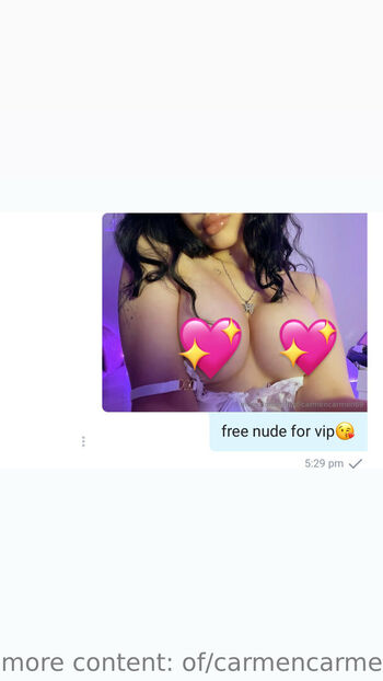 Leaked Carmencarmen private photo viral onlyfans