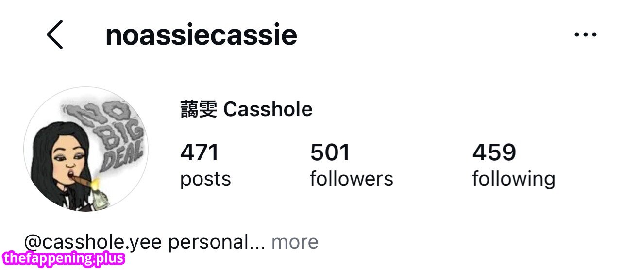 Casshole Yee