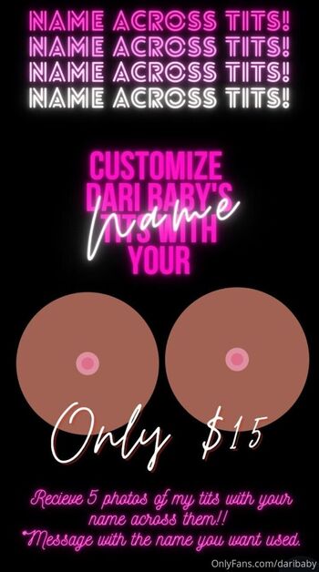 Leaked Daribaby private photo viral onlyfans
