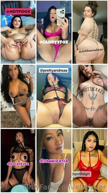 Leaked Ellefever private photo viral onlyfans