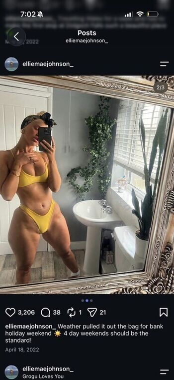 Leaked Elliemaejohnson private photo viral onlyfans