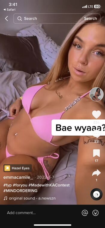 Leaked Emmacamile private photo viral onlyfans