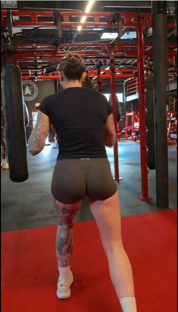 Girls In Wedgy Fitness Shorts