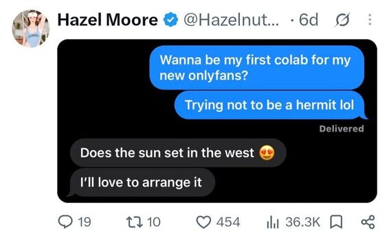 Leaked Hazel moore private photo viral onlyfans