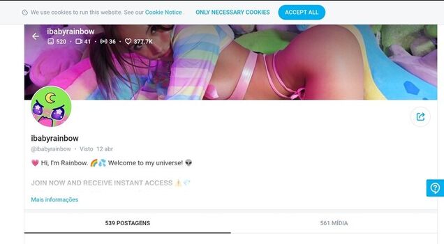 Leaked Ibabyrainbow private photo viral onlyfans