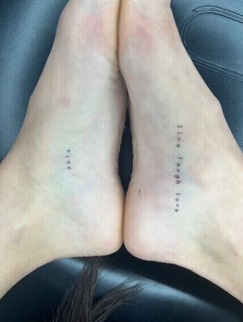 Leaked Inked feet page private photo viral onlyfans