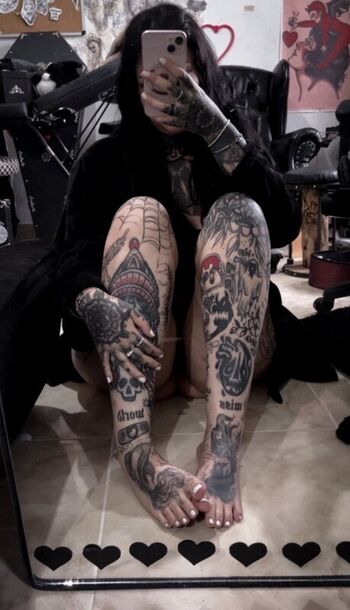 Leaked Inked feet page private photo viral onlyfans