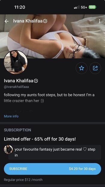 Leaked Ivana khalifa private photo viral onlyfans