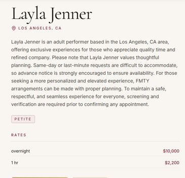 Leaked Layla jenner  page private photo viral onlyfans