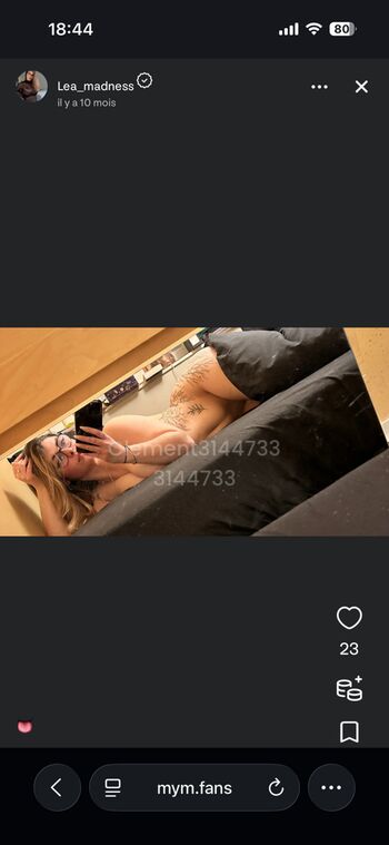 Leaked Lea madness private photo viral onlyfans
