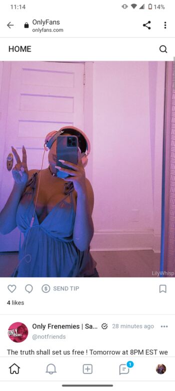 Leaked Lily whispers private photo viral onlyfans
