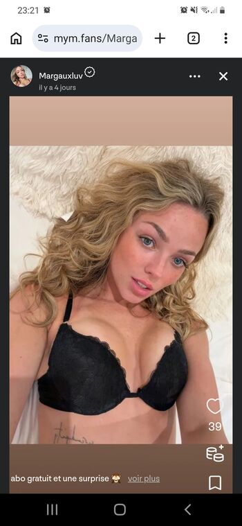 Leaked Margauxluv private photo viral onlyfans