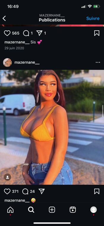 Leaked Mazernane private photo viral onlyfans
