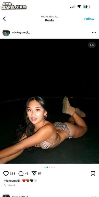 Leaked Mickey meiji private photo viral onlyfans