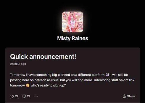 Leaked Misty raines private photo viral onlyfans