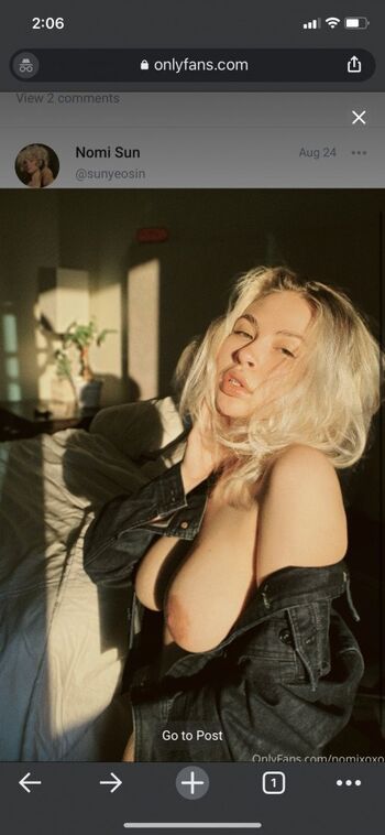 Leaked Nomi sun page private photo viral onlyfans