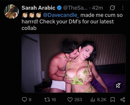 Leaked Sarah arabic page private photo viral onlyfans