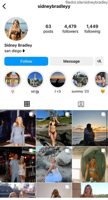 Leaked Sidneybradleyy private photo viral onlyfans