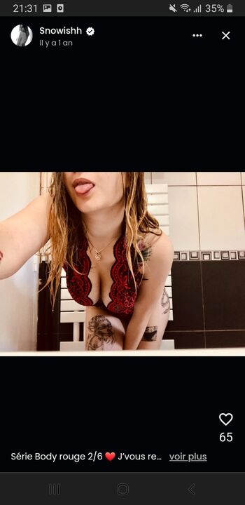 Leaked Snowishh private photo viral onlyfans