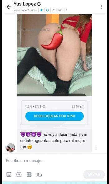 Leaked Yus lopez  page private photo viral onlyfans